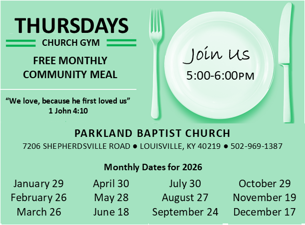Free Monthly Community Meal